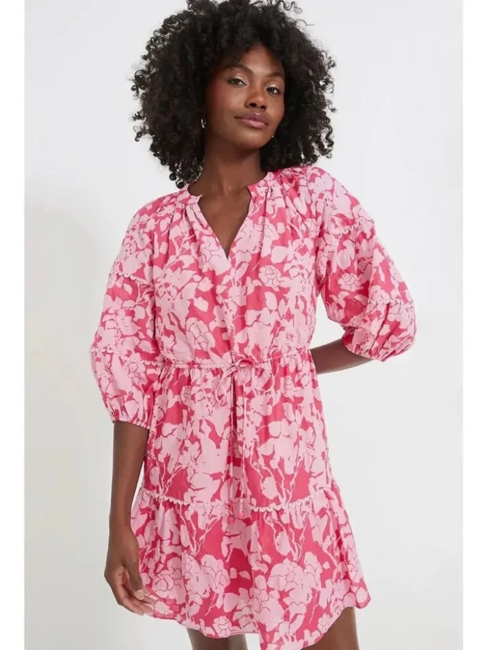 Tuckernuck‎ Hyacinth House Matilda Pink Floral Mini Dress Size XS